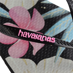 Havaianas Slim Floral black pink