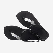 Carica l&#39;immagine nel visualizzatore di Gallery, HAVAIANAS 24  Flash Urban Plus black
