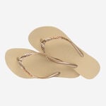 Carica l&#39;immagine nel visualizzatore di Gallery, HAVAIANAS 24 Slim Glitter II gold/gold
