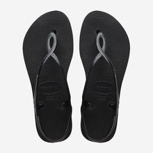 Carica l&#39;immagine nel visualizzatore di Gallery, HAVAIANAS 24 luna flatform black
