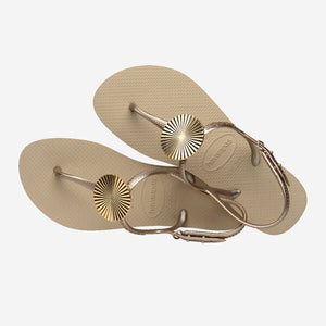 HAVAIANAS 24 Twist Metal sand