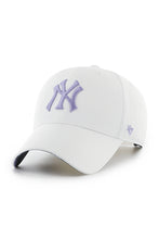 Carica l&#39;immagine nel visualizzatore di Gallery, Snapback Enamel Twist Under MVP New York Yankees &#39;47 white
