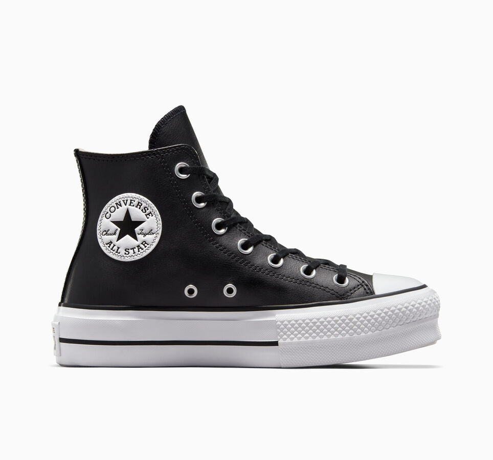 CONVERSE  Chuck Taylor All Star Platform Leather black