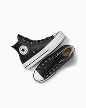 Carica l&#39;immagine nel visualizzatore di Gallery, CONVERSE  Chuck Taylor All Star Platform Leather black
