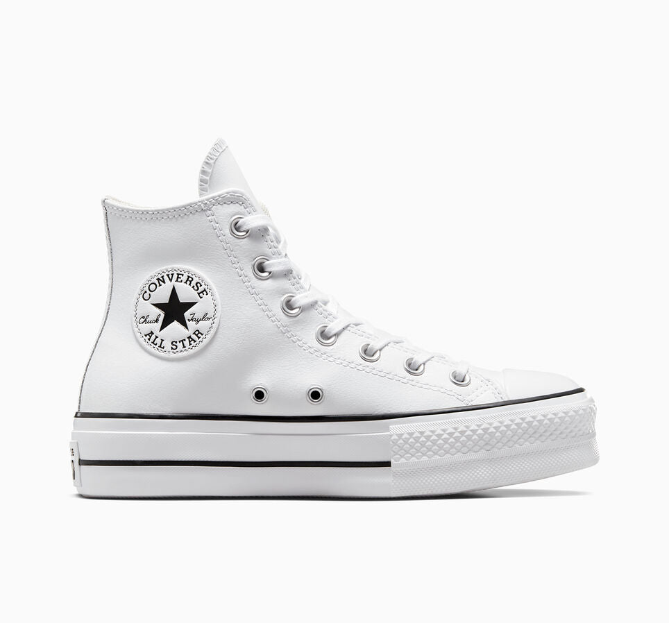 CONVERSE  Chuck Taylor All Star Platform Leather white