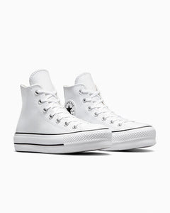 CONVERSE  Chuck Taylor All Star Platform Leather white