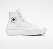 Carica l&#39;immagine nel visualizzatore di Gallery, CONVERSE Chuck Taylor All Star Move Platform Leather white-black
