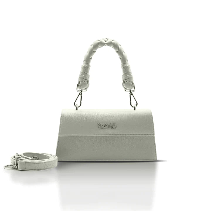 DISCLAIMER mini borsa off white