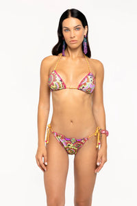 4GIVENESS 24 Bikini triangolo e slip tropical bouquet