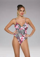 Carica l&#39;immagine nel visualizzatore di Gallery, F**K MONOKINI FROU FROU STRIPED
