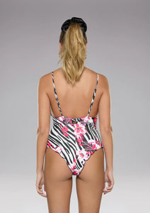 F**K MONOKINI FROU FROU STRIPED