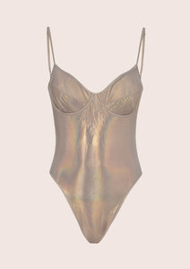 FK24 MONOKINI CON FERRETTO SUNDOWN GOLD