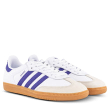 Carica l&#39;immagine nel visualizzatore di Gallery, ADIDAS SAMBA OG Cloud White / Energy Ink / Off White / violet
