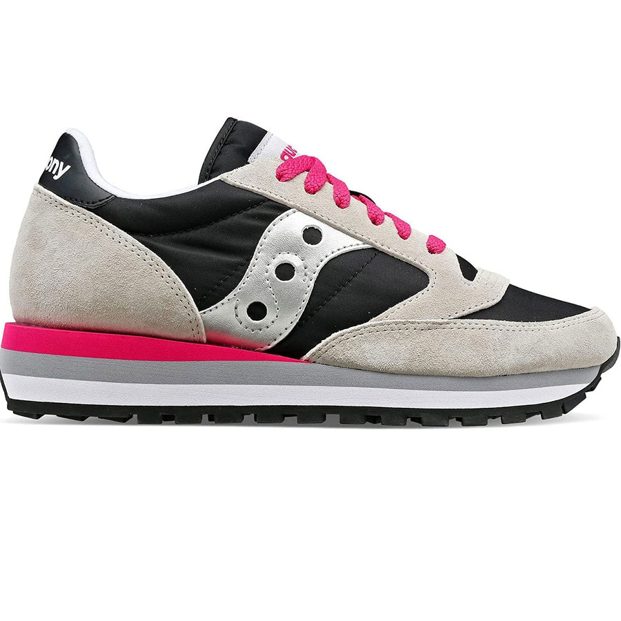 SAUCONY jazz triple grey/black/fuxia