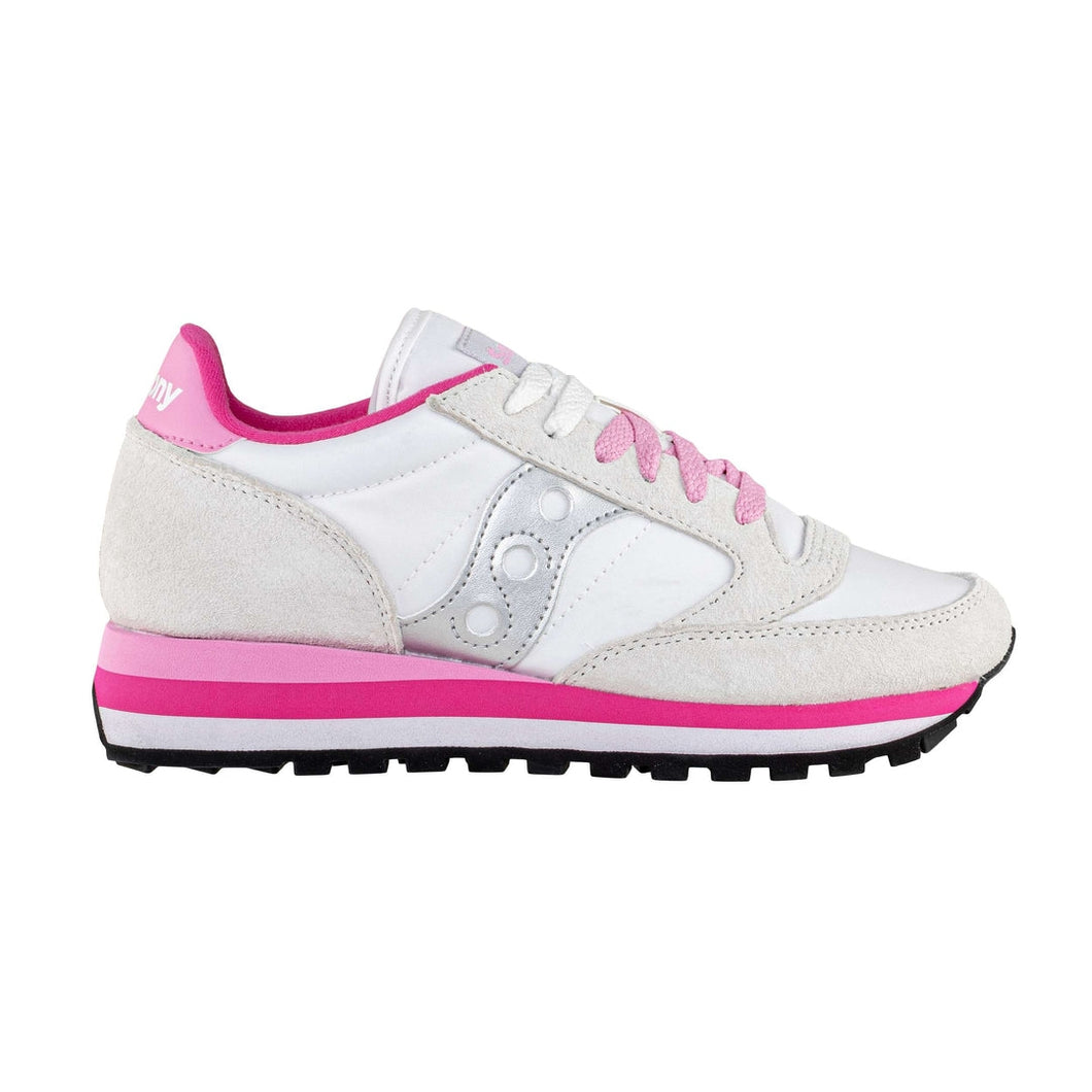 SAUCONY jazz triple white/gray/fuxia