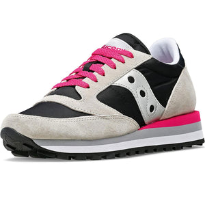 SAUCONY jazz triple grey/black/fuxia