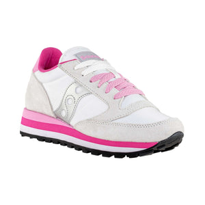 SAUCONY jazz triple white/gray/fuxia